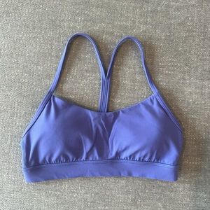Lululemon flow y bra size 6 charged indigo